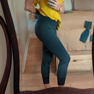 Thick green Lululemon leggings